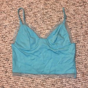 Blue Crop Top from Urban Outfitters